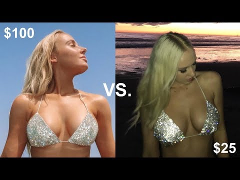 DIY MESHKI DIAMOND BIKINI TOP FOR $25