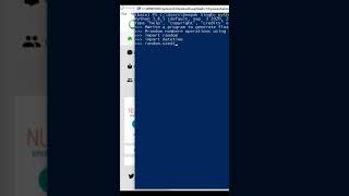 Python Program |gen.  float, int random nos.|Anaconda Powershell 12