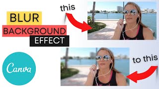 How to Create a Blur Background Effect in Canva Kati Stage