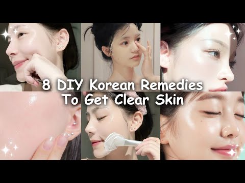 8 Korean DIY Remedies to get clear skin *Naturally*