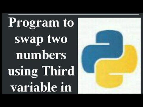 program to swap two numbers using third variable in python