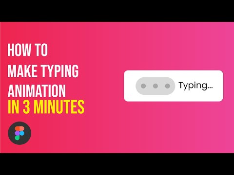 How to make a Typing Indicator Animation in Figma | 3 Minutes Figma Tutorial