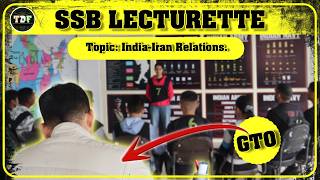 DAILY SSB LECTURETTE – INDIA IRAN RELATIONS | SSB Interview 2026 | NDA CDS AFCAT #ssbinterview