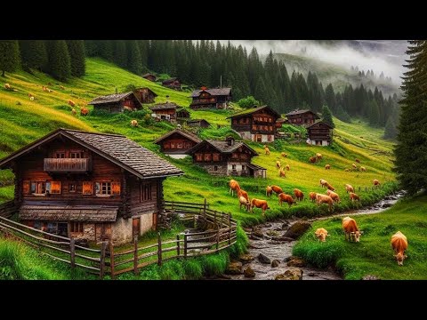 Wengen, Switzerland walking tour 4K - The most beautiful Swiss villages