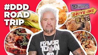 A #DDD Road Trip with Guy Fieri: From Chicago to Los Angeles 🚘 | Diners, Drive-Ins and Dives