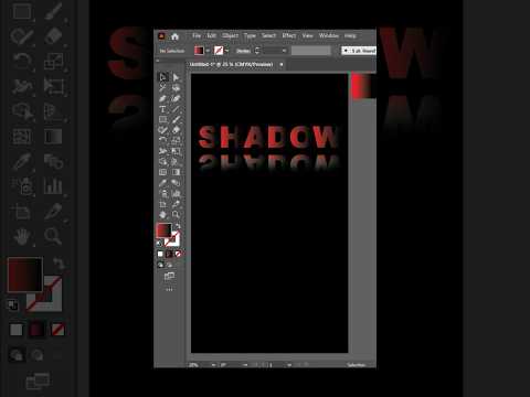 Create Shadow effect in Adobe illustrator #shorts #adobeillustrator #shadoweffect