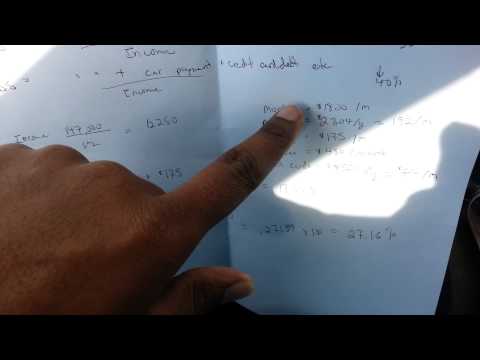Gross debt service ratio homework help