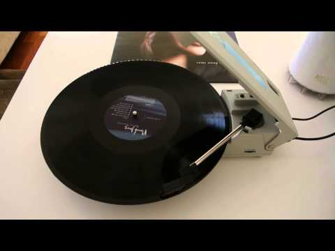 mBeat Portable Turntable Playing