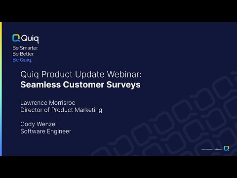 Quiq Product Update: Seamless Customer Surveys | Quiq