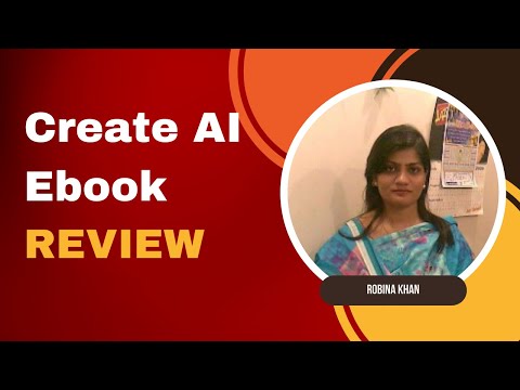 Create AI Ebook Review + 4 Awesome Bonuses 4 YOU