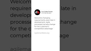 Welcome changing requirements, even late in development. Agile processes harness change for the c...