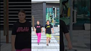 Ali teaches Adriana how to cross the road correctly #kids #forkids