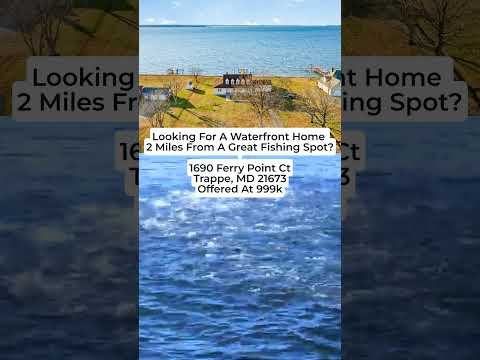 Best Fishing In Mid Chesapeake Bay | Waterfront For Sale Trappe MD