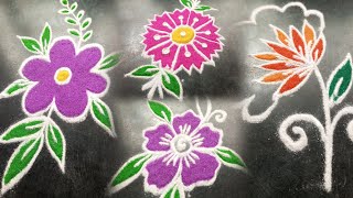 simple rangoli designs for beginners 🪷