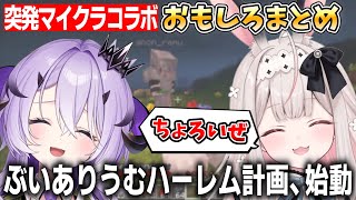 ののれむ突発マイクラコラボおもしろまとめ※綺音れむ振り返り視点あり【兎ノ花ののち/ぶいありうむ切り抜き/varium】