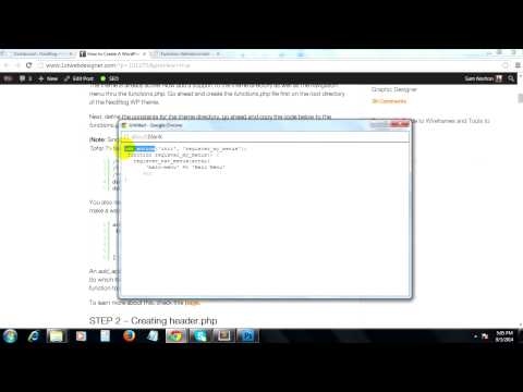 Add Custom Menu To WordPress Appearance and Define Constants in WordPress #4