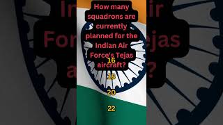 "Tejas Aircraft Squadrons Quiz" #shorts