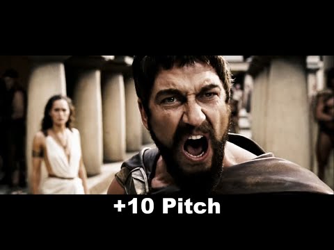 THIS IS SPARTA! but with higher pitch - 300 Movie 2006 HD 1080p