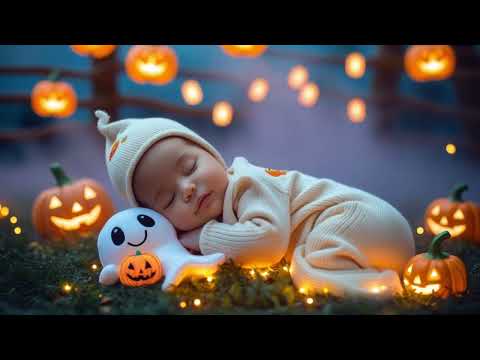 👻 Mozart & Brahms Halloween Night Calm 🎃 Soothing Baby Sleep Music Lullabies 🎶