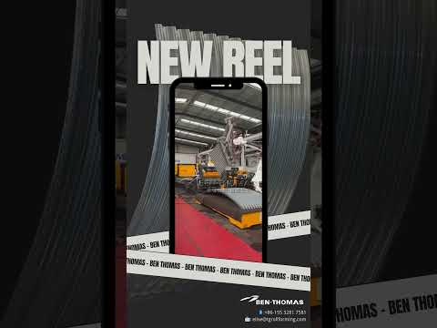 Roll forming line for Cross-section corrugated profiles for grain silos / Silo sidewall machine