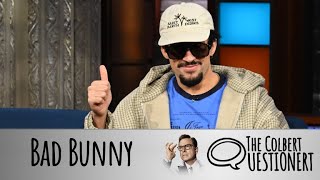 Bad Bunny Takes The Colbert Questionert - Part 2