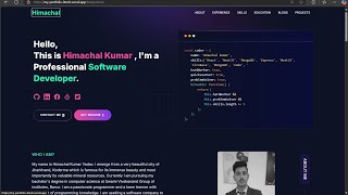 Best Portfolio Website Using MERN Stack | Full Responsive Web Dev Project