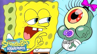 Plankton Joins SpongeBob's Family! 👁️🧽 | Full Scene | @SpongeBobOfficial