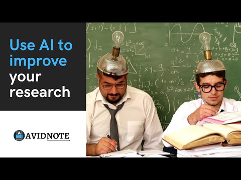 Using AI to write research papers faster with Avidnote & GPT-3