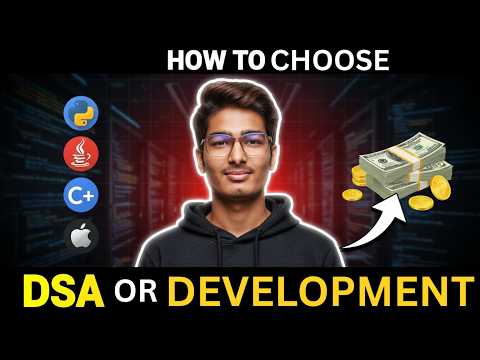 Confused To Start DSA OR DEVELOPMENT ? Watch This.... #DSAvsDevelopment#WebDevelopment#DSA