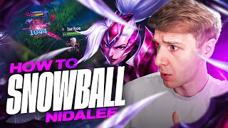 Jankos Teaches How to Snowball on Nidalee