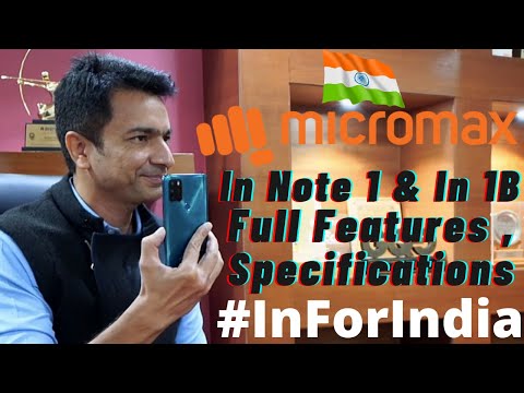 Micromax In Note 1 & In 1B Full Details Features , Specifications ⚡Micromax Is Back #InForIndia