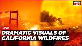 California Line Wildfires LIVE: Dramatic Visuals Of Razing Fire | Sky Turned Orange | World News
