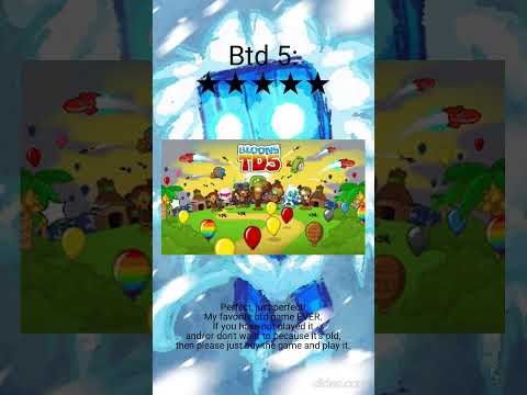 3 newest btd games ranked! #bloonstd6 #btd6 #ranking