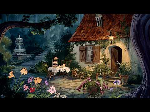 It's summer night and you’re in a nostalgic fairytale with disney oldies playing in another room