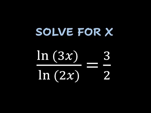Math Olympiad. Simple Log Equation.