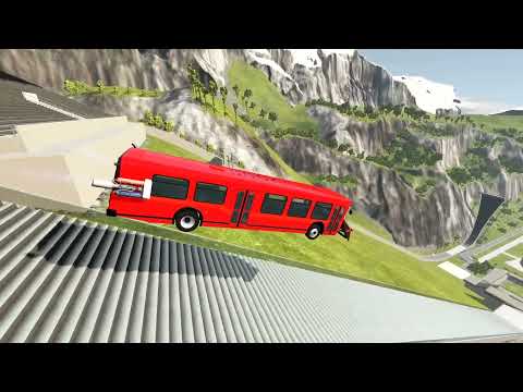 Cars vs Chain #8 - BeamNG Drive