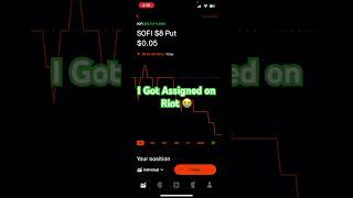 I Got Assigned on Riot 😭 #stocks #everythingrobcrypto #stocktrading #robinhood #robinhoodinvesting