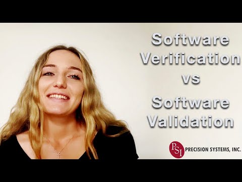 Software Verification vs. Software Validation