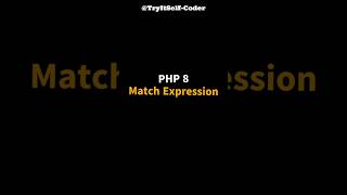 PHP8 Match Expression #shorts #coding #programming