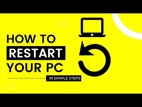 How to Restart PC - Windows 10 Computer