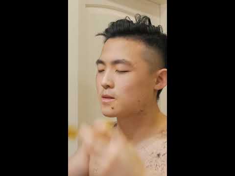 How I Cut My Own Hair Blind (#Shorts)
