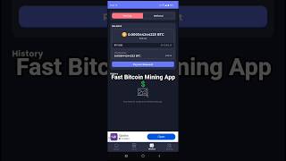 High speed Bitcoin Mining App 💲| #bitcoinmining #earnbitcoin