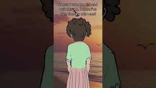 is it the best interest she quit her job? #animation #cartoon #workinglife #midlifewoman