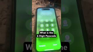 What is the 6 Digit Passcode