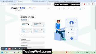 🚀📉 AngelOne - Algo Trading Bot using TradingWorker.com | Automated Trading! 🚀#TradingWorker