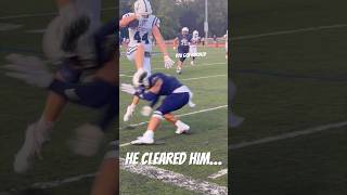 HE JUMPED OVER THAT MAN! #football #hsfootball #footballshorts #youtubeshorts #new #footballvideos