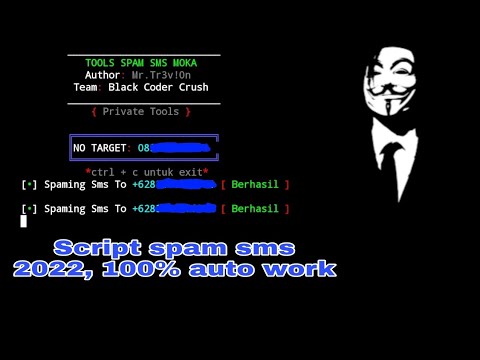 SCRIPT TERMUX SPAM SMS ||  Work 100%