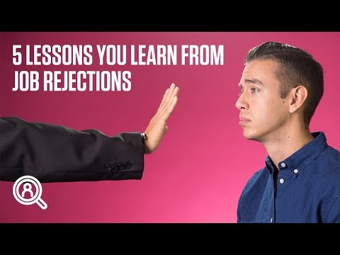 5 lessons you learn from job rejections