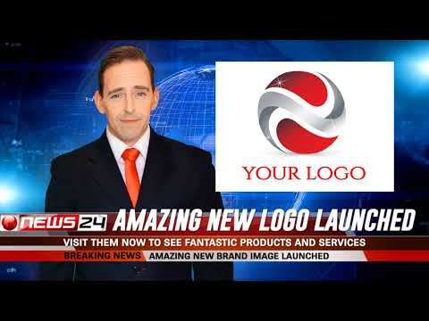 Breaking News Video With Your Company Logo - Intro Maker