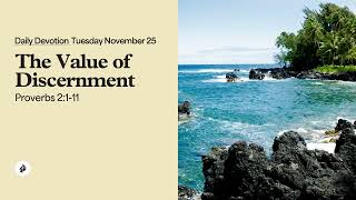 The Value of Discernment – Daily Devotional